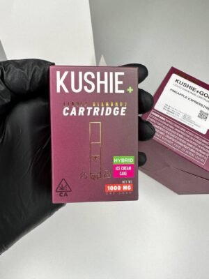 Kushie+ Gold 1G Liquid Diamonds Vape Cartridge